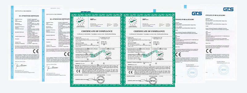 Vertical lathes receive certification for quality and innovation